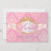 Invitation PixDezines joséphine damask doux 16/tiara (Devant)