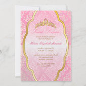 Invitation PixDezines joséphine damask doux 16/tiara (Dos)