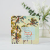 Invitation PixDezines kailua bay/mariage tropical (Debout devant)
