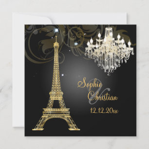 Invitation PixDezines la tour eiffel/paris