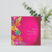 Invitation PixDezines Leis/Luau/hibiscus (Debout devant)