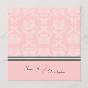 Invitation PixDezines Liliana Damask, arrière - plan personna