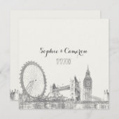 Invitation PixDezines londres/do-it-yourself couleur arrière  (Devant / Derrière)