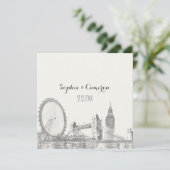 Invitation PixDezines londres/do-it-yourself couleur arrière  (Debout devant)