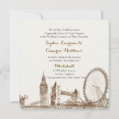 Invitation PixDezines londres/do-it-yourself couleur arrière (Dos)