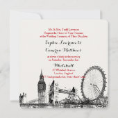 Invitation PixDezines londres/do-it-yourself couleur arrière  (Dos)