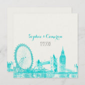 Invitation PixDezines londres/DO-IT-YOURSELF couleur arrière  (Devant / Derrière)