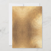 Invitation PixDezines Love Faux Gold/Red Velvet (Dos)