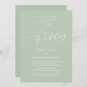 Invitation PixDezines Luxe Calligraphie do-it-yourself Couleu