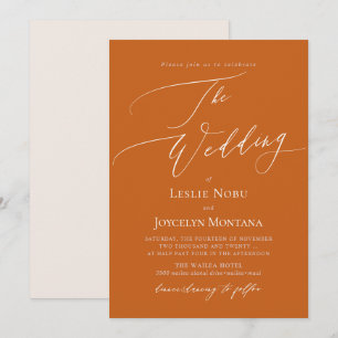 Invitation PixDezines Luxe Calligraphie do-it-yourself Terrac