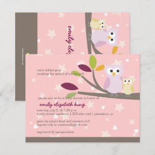 Invitation PixDezines Maman+bébé pour une douche