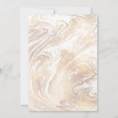 Invitation PixDezines Marbleized Faux Gold (Dos)