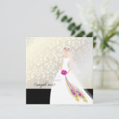 Invitation PixDezines Mariée 2 B (Debout devant)