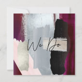 Invitation PixDezines Masala Rouge Blush Argent (Dos)