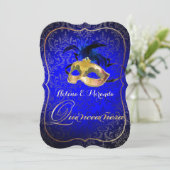 Invitation PixDezines Masquerade/Bleu/Bricolage ! (Debout devant)