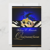 Invitation PixDezines Masquerade/Quincenera/DO-IT-YOURSELF co (Devant)