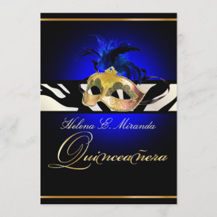 Invitation PixDezines Masquerade/Quincenera/DO-IT-YOURSELF co