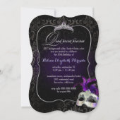 Invitation PixDezines masquerade quinceranera/do-it-yourself  (Dos)