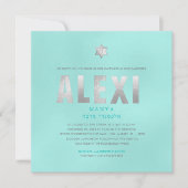 Invitation PixDezines Minimalist DO-IT-YOURSELF FAUX PLATINUM (Devant)