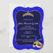 Invitation PixDezines Mitzvah Masquerade/do-it-yourself coule (Dos)