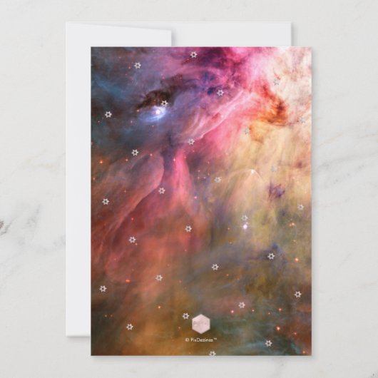 Invitation PixDezines moderne Orion Nebula Bar Mitzvah Invita (Dos)