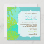 Invitation PixDezines Monstera Foliage/DO-IT-YOURSELF couleur (Dos)