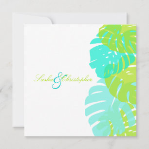 Invitation PixDezines Monstera Foliage/DO-IT-YOURSELF couleur