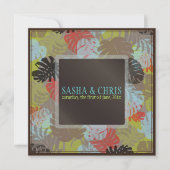 Invitation PixDezines Monstera, Foliage Tropical/do-it-yourse (Devant)