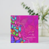 Invitation PixDezines Neon Fluttering By/DO-IT-YOURSELF coule (Debout devant)