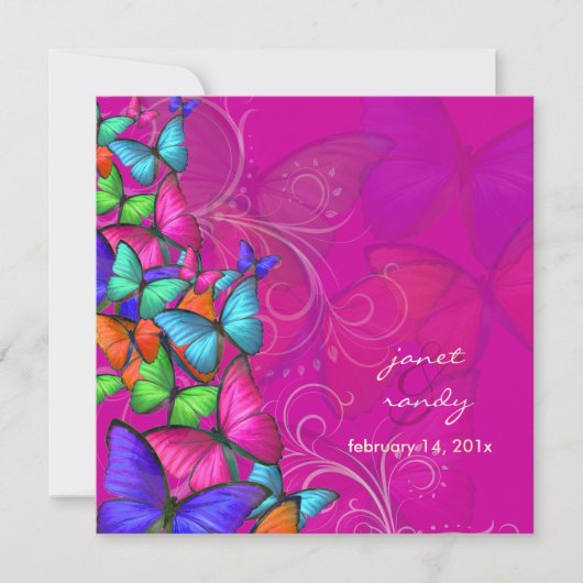 Invitation PixDezines Neon Fluttering By/DO-IT-YOURSELF coule (Devant)