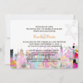 Invitation PixDezines NYC bar/bat mitzvah urbain (Dos)