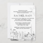 Invitation PixDezines NYC bar/bat mitzvah urbain (Dos)