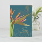 Invitation PixDezines OISEAU DE PARADISE/DO-IT-YOURSELF coule (Debout devant)