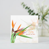 Invitation PixDezines OISEAU DE PARADISE/DO-IT-YOURSELF coule (Debout devant)