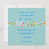 Invitation PixDezines OISEAUX D'AMOUR/FOND DE COULEUR DIY (Devant)