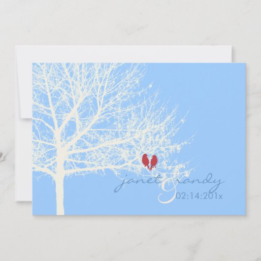 Invitation PixDezines Oiseaux de neige|Automne|Hiver|do-it-yo (Devant)