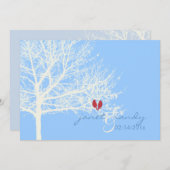 Invitation PixDezines Oiseaux de neige|Automne|Hiver|do-it-yo (Devant / Derrière)