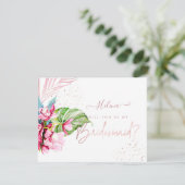 Invitation PixDezines Orchid Isle Will vous .. Bridesmaid (Debout devant)