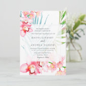 Invitation PixDezines Orchidée Isle, Blissful Pink Orchid Pal (Debout devant)