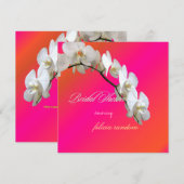 Invitation PixDezines orchidées/phalaenopsis (Devant / Derrière)