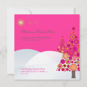 Invitation PixDezines Ornements de Noël Rétro pour l'Arbre (Dos)