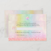 Invitation PixDezines Parties scintillant Coton Candy Bat mit (Devant / Derrière)