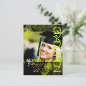 Invitation PixDezines Peacock, Graduation 2012, do-it-yoursel (Debout devant)