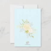 Invitation PixDezines Petit Baby shower Citrouille (Dos)