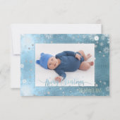 Invitation PixDezines Photo de Noël/Calligraphie (Devant)