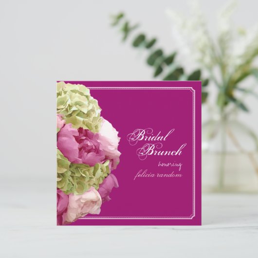 Invitation PixDezines pignons roses/hydrangeas/événement do-i (Debout devant)