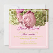 Invitation PixDezines pignons roses/hydrangeas/événement do-i (Dos)