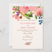 Invitation PixDezines Pink Grapefruit Ranunculus/DO-IT-YOURSE (Dos)