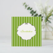 Invitation PixDezines rayures simples / bricolage couleur / v (Debout devant)