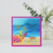 Invitation PixDezines Retro Surfers, événements de destinatio (Debout devant)